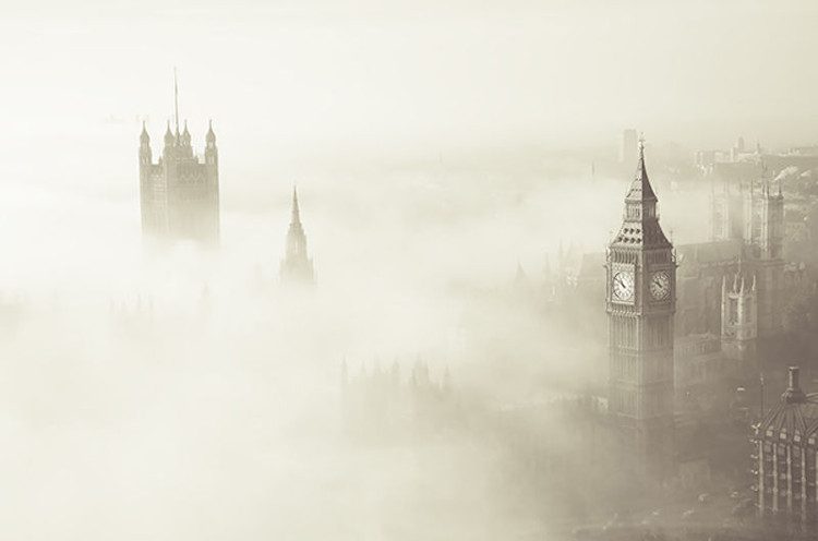 The "killer" fog that enveloped London in 1952.