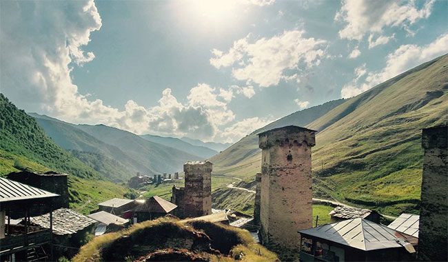 Svaneti, an isolated highland region.