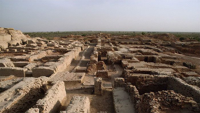 Ruins of an ancient city.