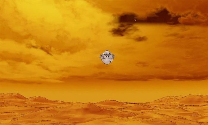 NASA simulates the DAVINCI mission.