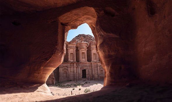 The ancient city is located in what is now Jordan.