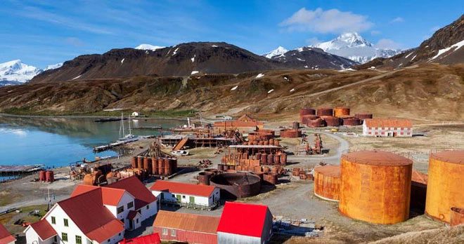 Grytviken is an abandoned whaling station