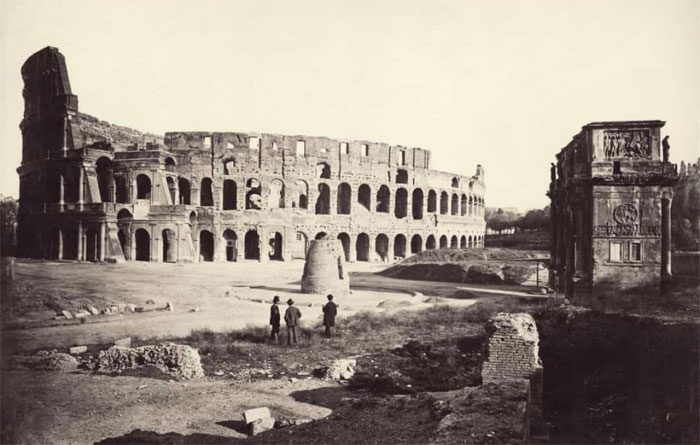 The Roman Colosseum in Rome