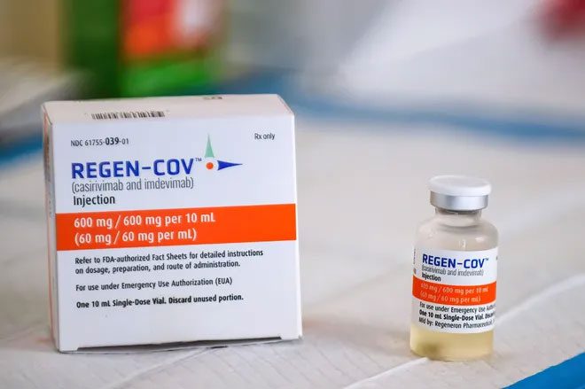 Immunocompromised individuals receiving monthly Regen-CoV injections have protection against COVID-19