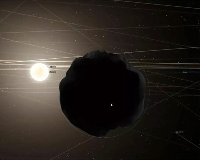 The asteroid named 2018 AH will fly past Earth on December 27.