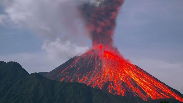 Water will return to the Earth's surface through volcanoes