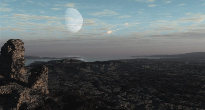 Earth's landscape during the Archean Eon
