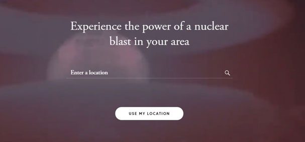 Experience the power of a nuclear bomb