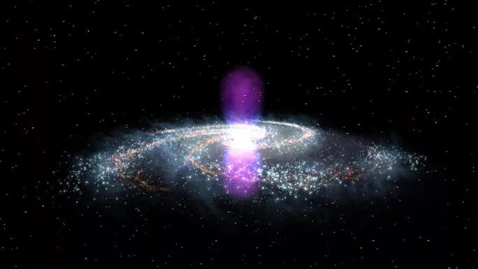 Center of the Milky Way Galaxy