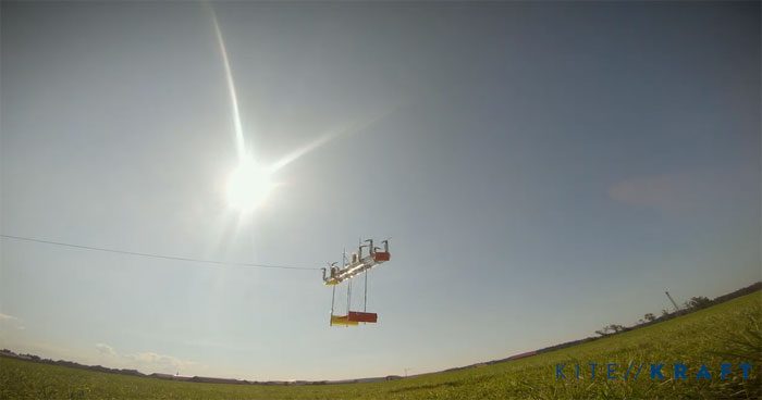 Kitekraft tests a hovering wind turbine.