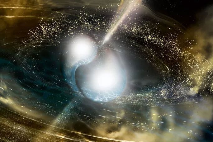 A merger of two neutron stars