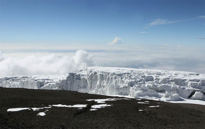 Stunning natural scenery of the East African mountains attracting tourists.