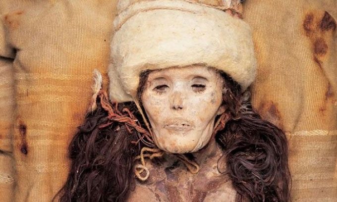 The dry, hot conditions of the desert helped preserve the mummies for thousands of years.