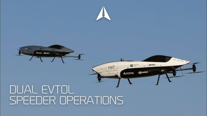 Airspeeder is an electric flying vehicle with eight rotors developed by the Australian company Alauda Aeronautics.